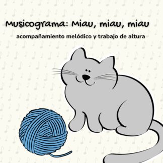 Musicograma melódico: Miau, miau, miau